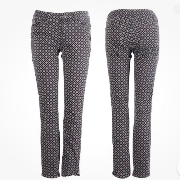J.crew diamond print ankle jeans 25 - Picture 1 of 8
